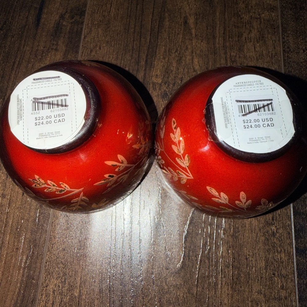 Anthropologie Red Fig Tree Candle Holder - Picture 4 of 4